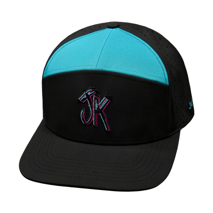 JK - 7 Panel - Teal / Black